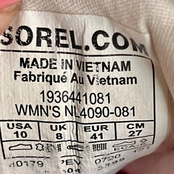 Sorel Out 'N About III Plus Lace Up Sneaker — Waterproof Suede - Dove - 10 - Picture 10 of 10